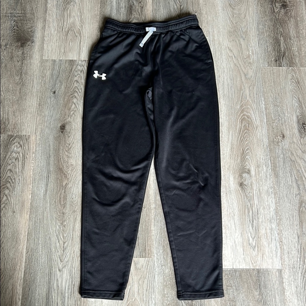 Under Armour Black Sweatpants Relaxed - Size Youth XL